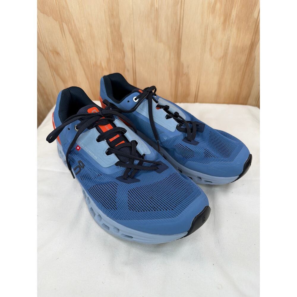 On Cloudstratus Lake Flare Running Shoes Dual CloudTec Men 11 Blue